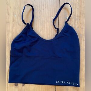 Laura Ashley Bralette, Midnight Blue, Small